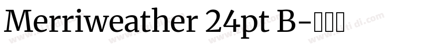 Merriweather 24pt B字体转换 Merriweather 24pt B字体转换